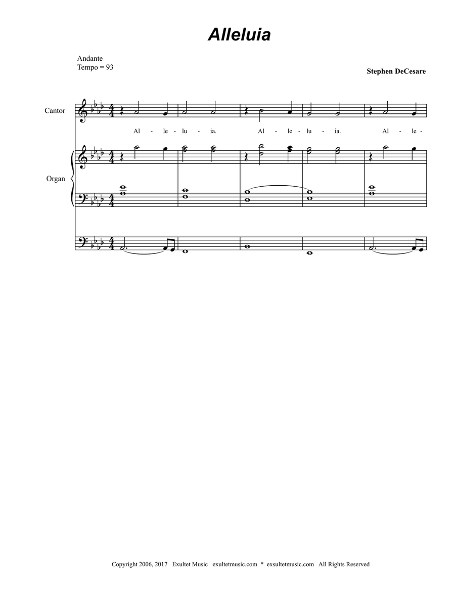 Alleluia (from 