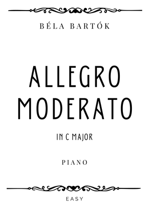 Bartok - Allegro Moderato in C Major - Easy
