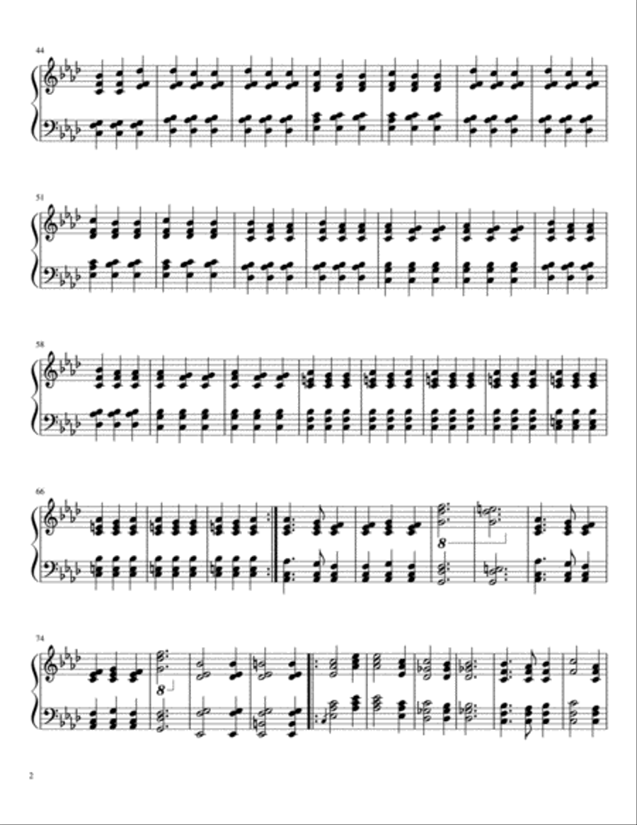Oersted Overture Oersted Overture Piano Solo scores gallery preview page 2