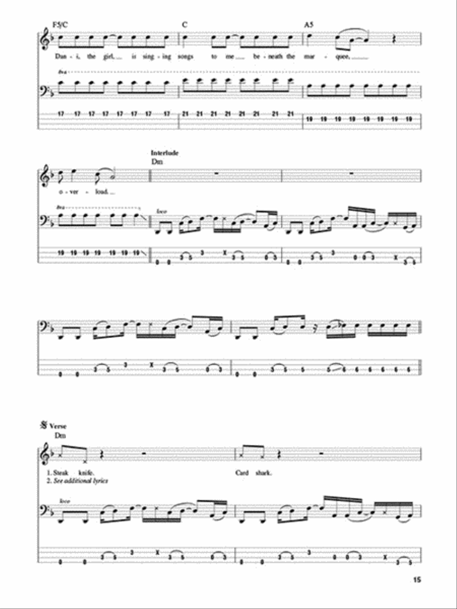Red Hot Chili Peppers Electric Guitar scores gallery preview page 7