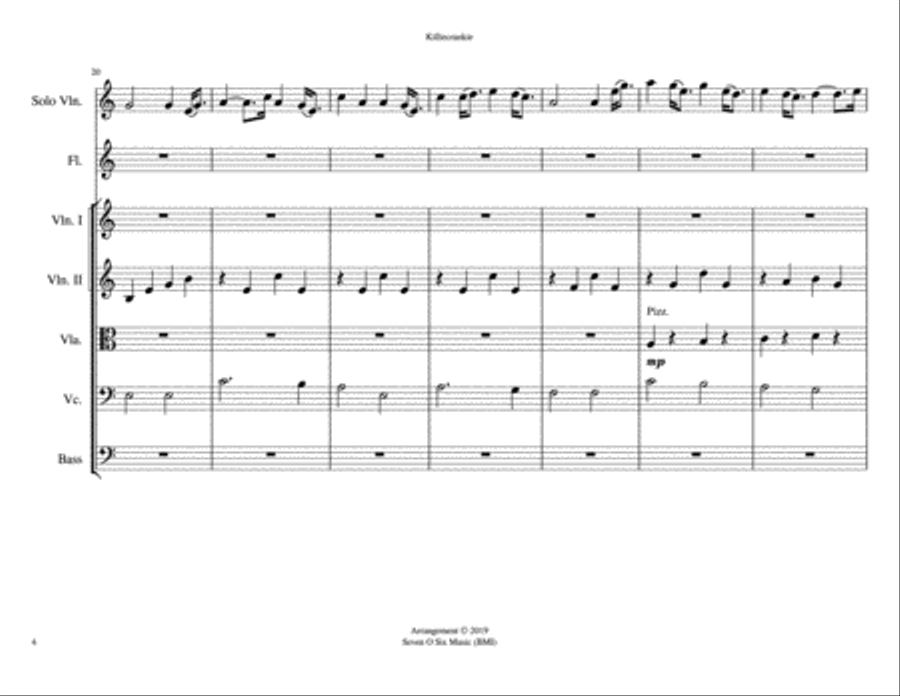 Killiecrankie String Orchestra scores gallery preview page 5