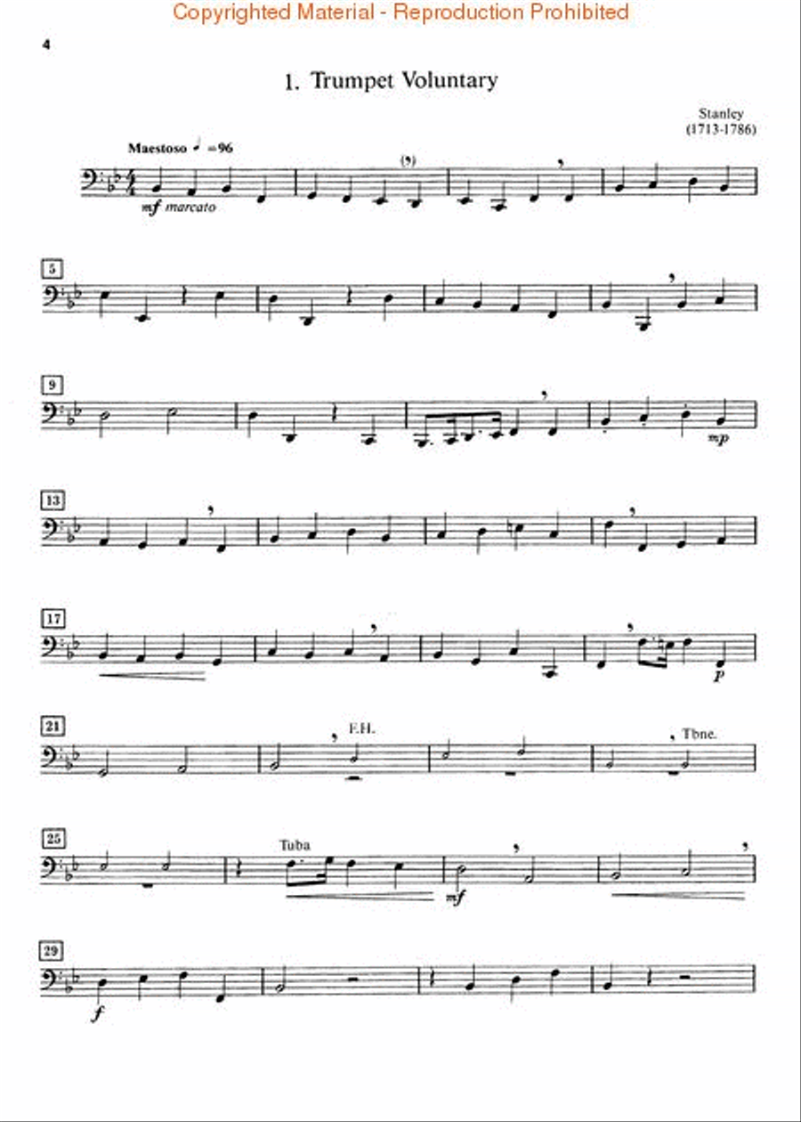 The Canadian Brass Book of Advanced Quintets Tuba scores gallery preview page 2
