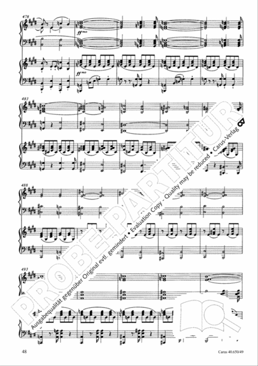 Petite Messe solennelle 4-Part scores gallery preview page 49