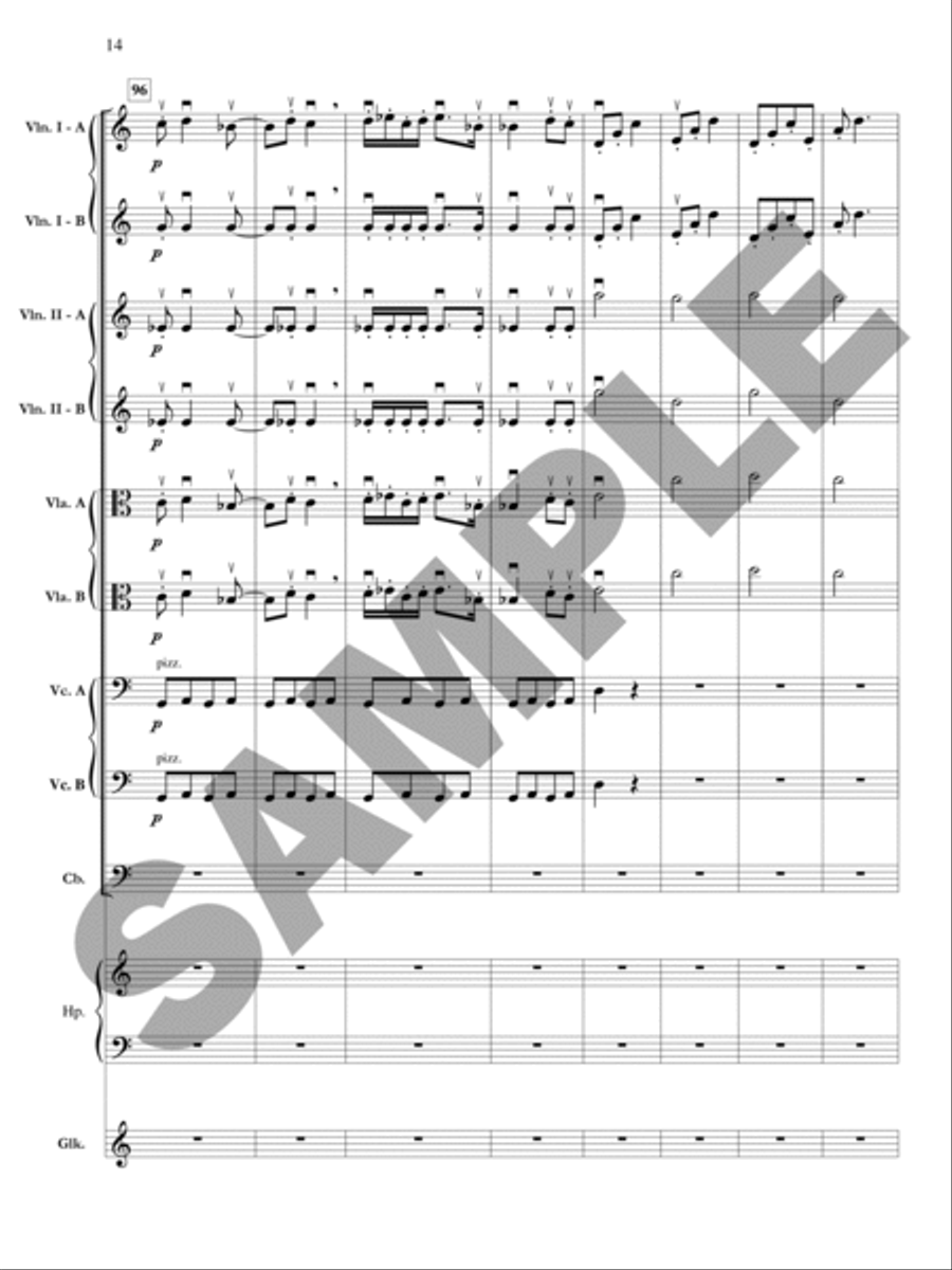 The Planets: Jupiter - Bringer of Jollity Orchestra scores gallery preview page 15