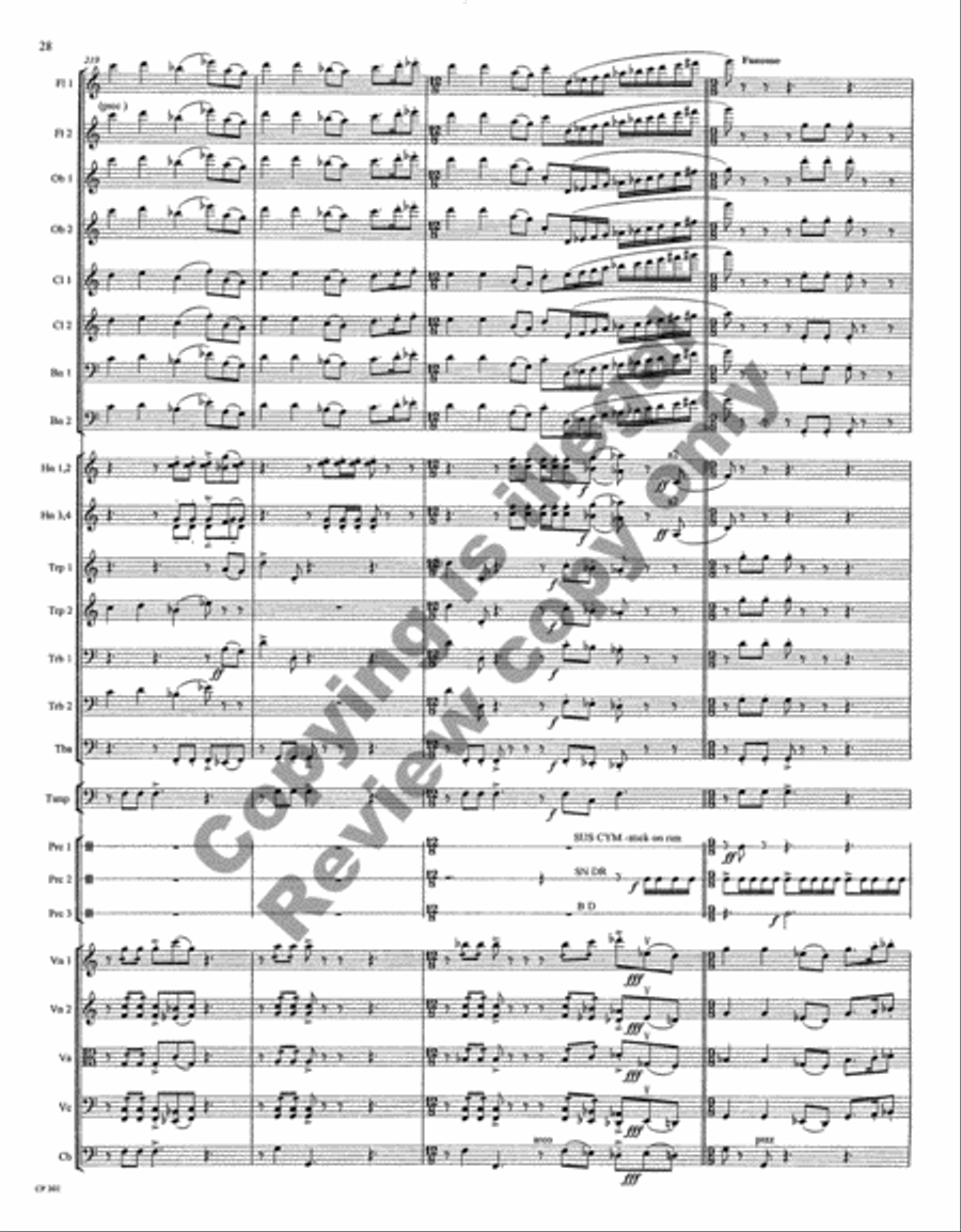 Symphony No. 1 Full Orchestra scores gallery preview page 132