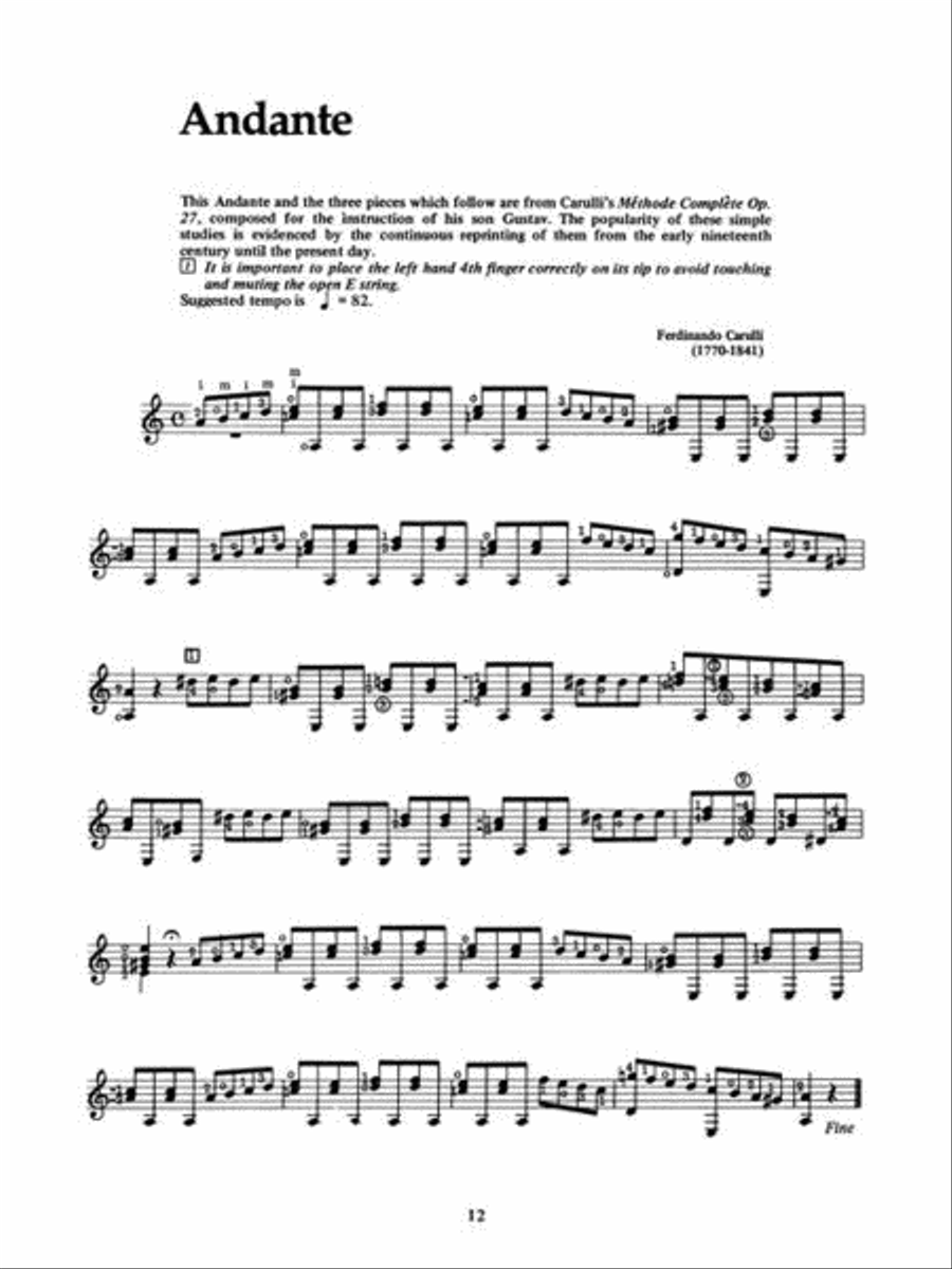 The Classical Guitar Acoustic Guitar scores gallery preview page 12