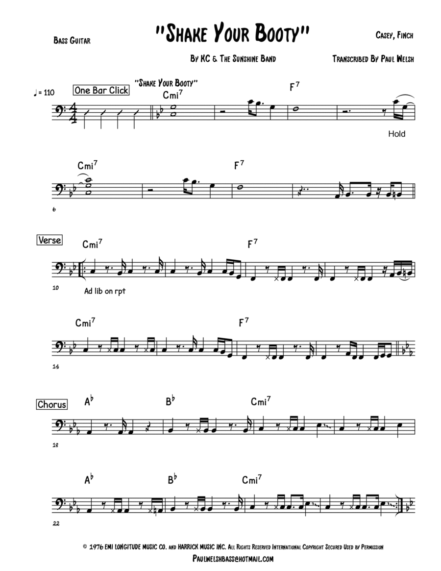Shake Your Booty Small Ensemble scores gallery preview page 1