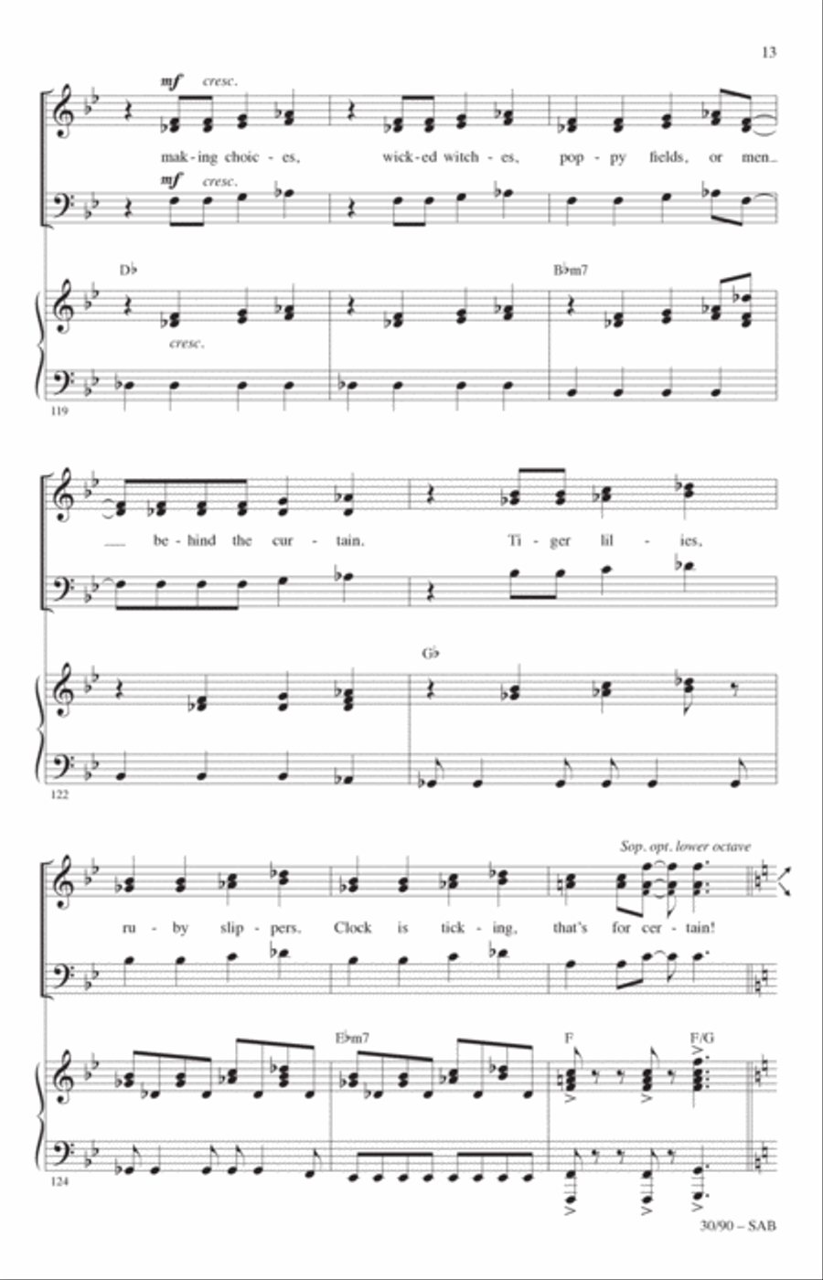 30/90 (from tick, tick... BOOM!) (arr. Roger Emerson) 3-Part scores gallery preview page 12