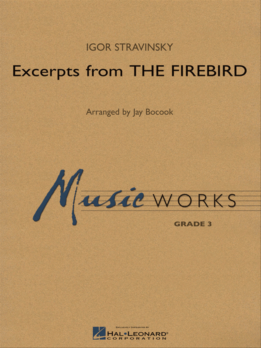 Excerpts from The Firebird Concert Band scores gallery preview page 1