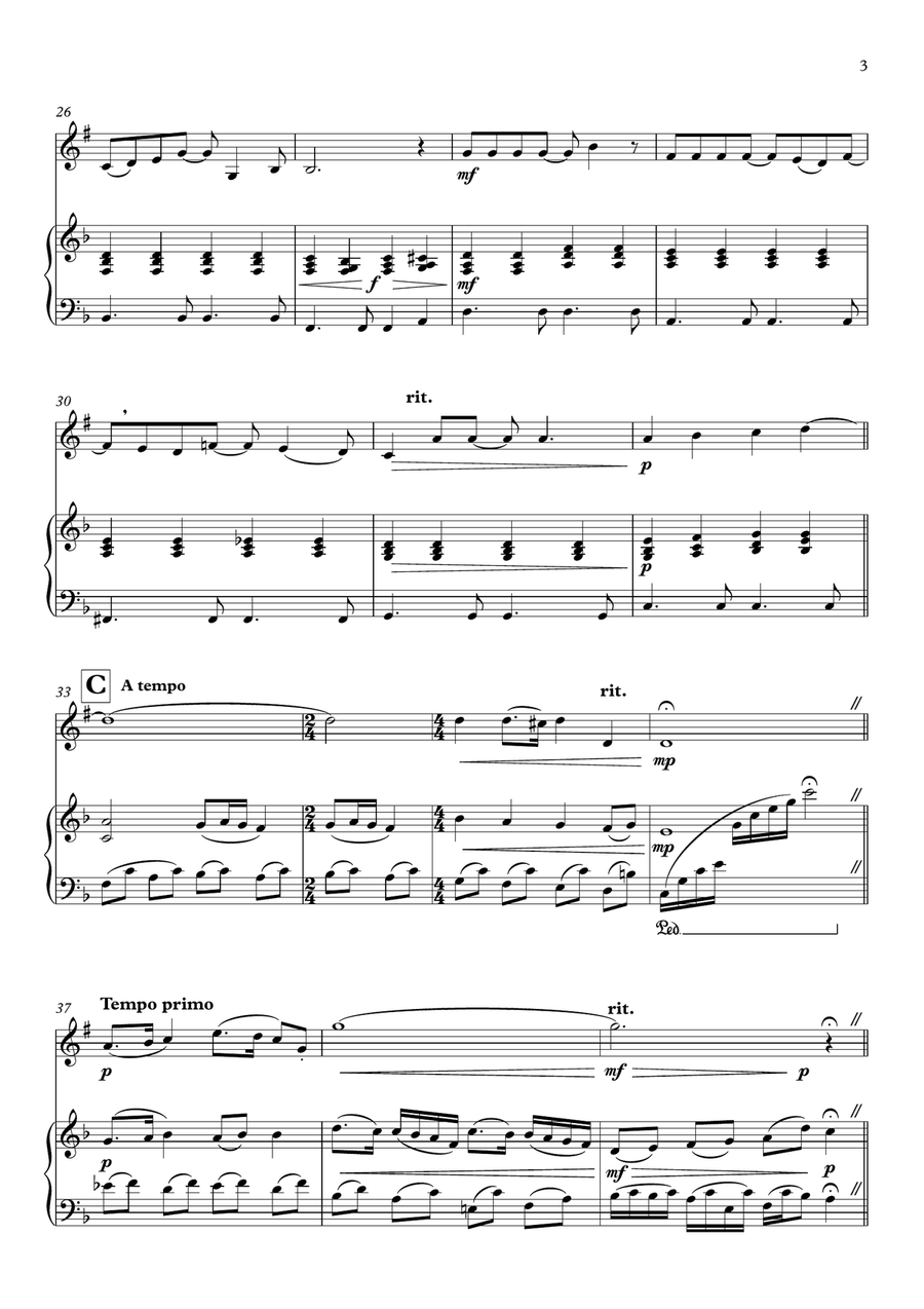 Love Of My Life Clarinet Solo scores gallery preview page 3