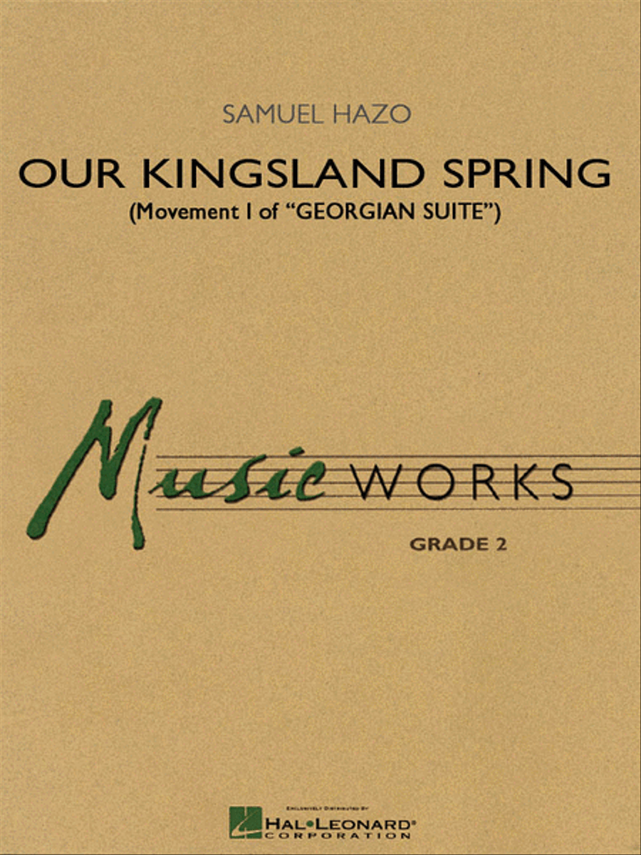 Our Kingsland Spring (Movement I of “Georgian Suite”) Concert Band scores gallery preview page 1
