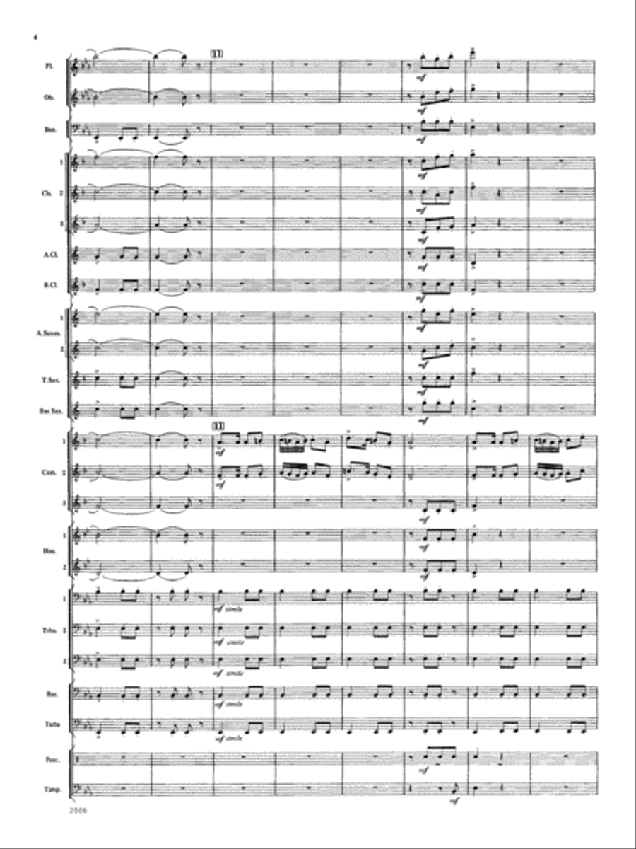 Shenandoah Valley: Score Shenandoah Valley: Score Concert Band scores gallery preview page 4