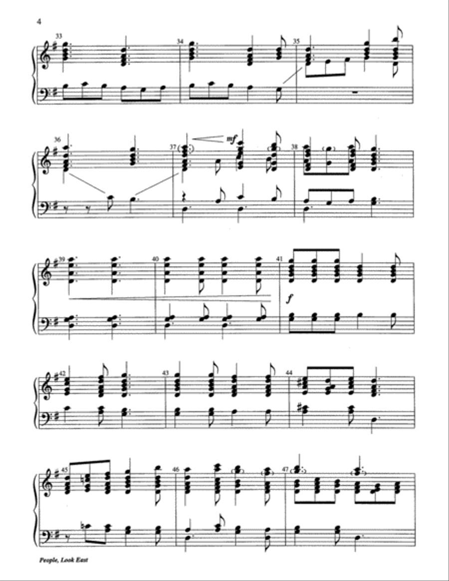 People, Look East People, Look East 3-Octaves scores gallery preview page 8