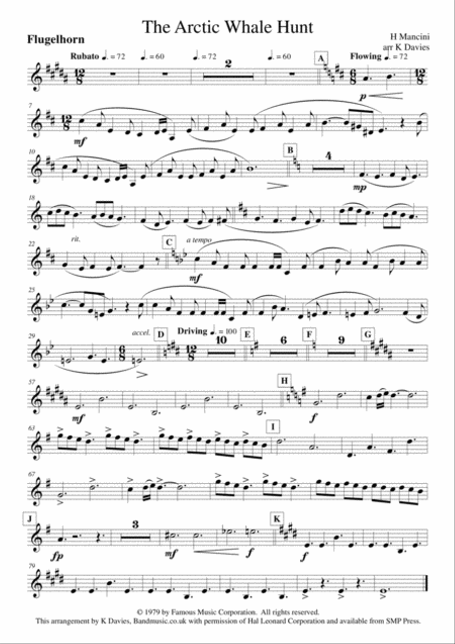 Arctic Whale Hunt from THE WHITE DAWN Brass Ensemble scores gallery preview page 4