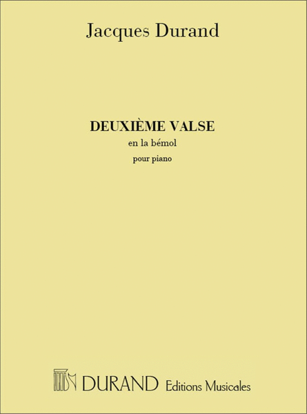 Deuxieme Valse En La Bemol Opus 86