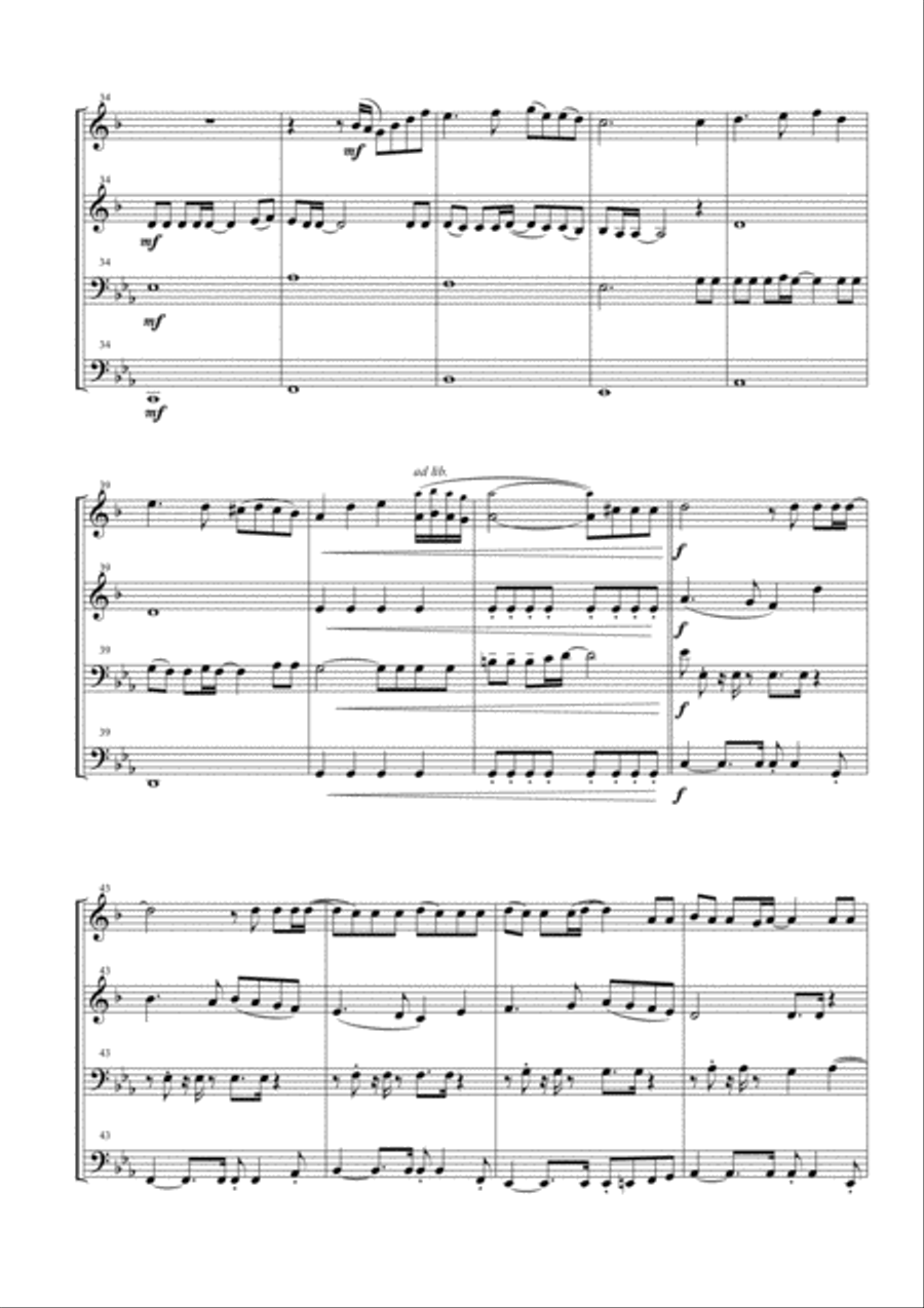 I Will Survive Brass Ensemble scores gallery preview page 4