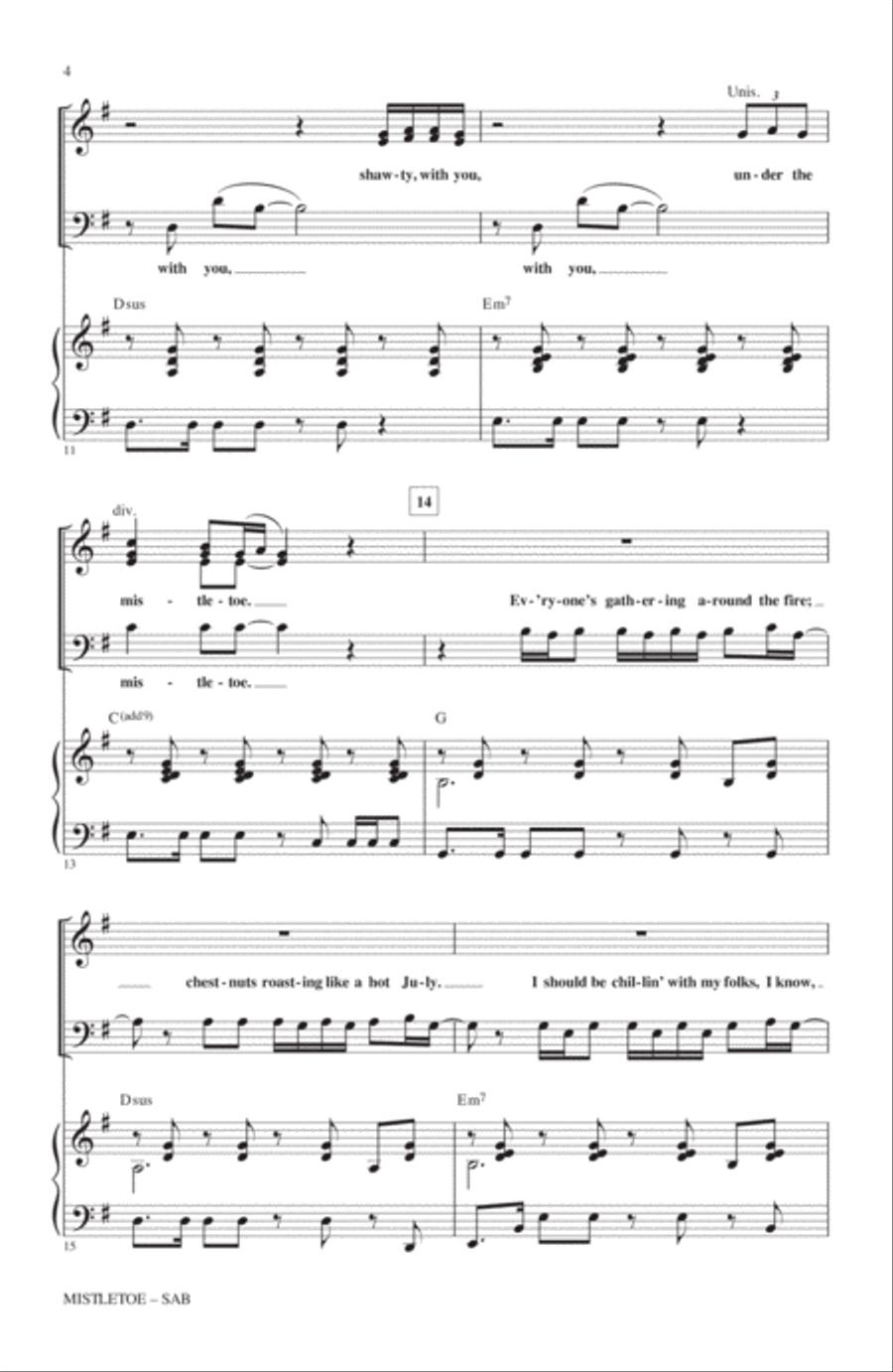Mistletoe Mistletoe 3-Part scores gallery preview page 3