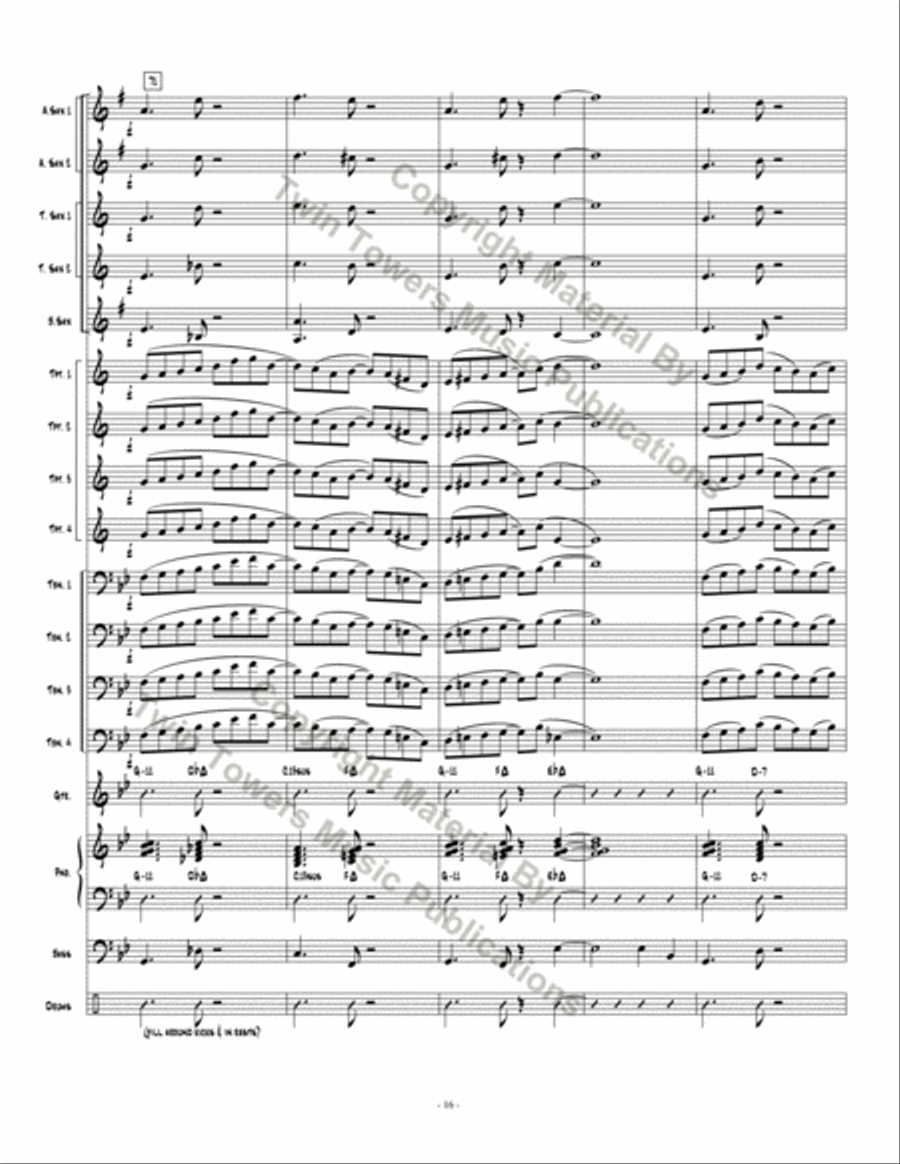 Rubaswing Jazz Ensemble scores gallery preview page 17