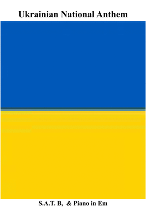 Ukrainian National Anthem for SATB & Piano MFAO World National Anthem Series