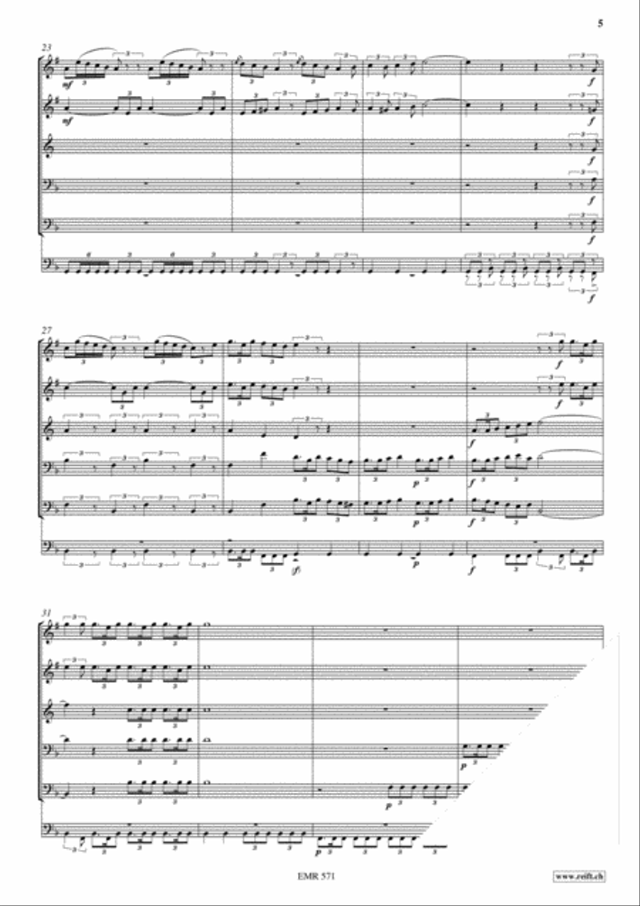Die Jagd Brass Ensemble scores gallery preview page 5