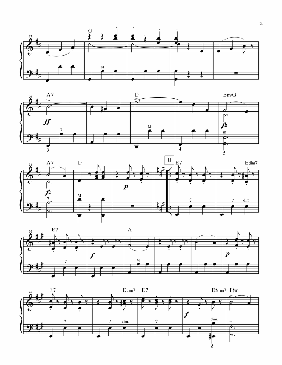 On the Beautiful Blue Danube Accordion scores gallery preview page 3