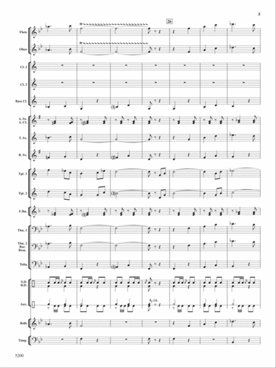 Los Banditos Concert Band scores gallery preview page 5