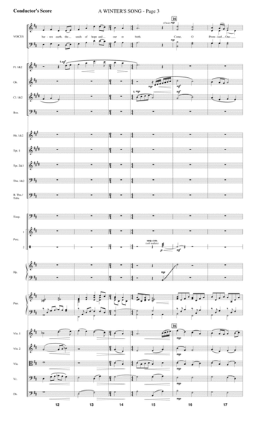 A Winter's Song (from Winter's Grace) - Full Score
