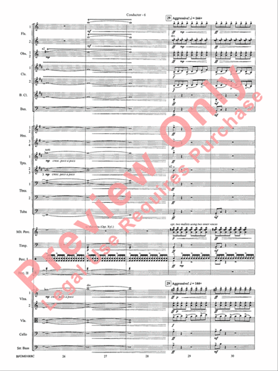 The Great Locomotive Chase Full Orchestra scores gallery preview page 13