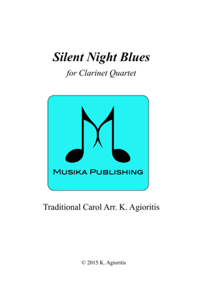 Book cover for Silent Night Blues - for Clarinet Quartet
