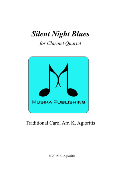 Silent Night Blues - for Clarinet Quartet image number null
