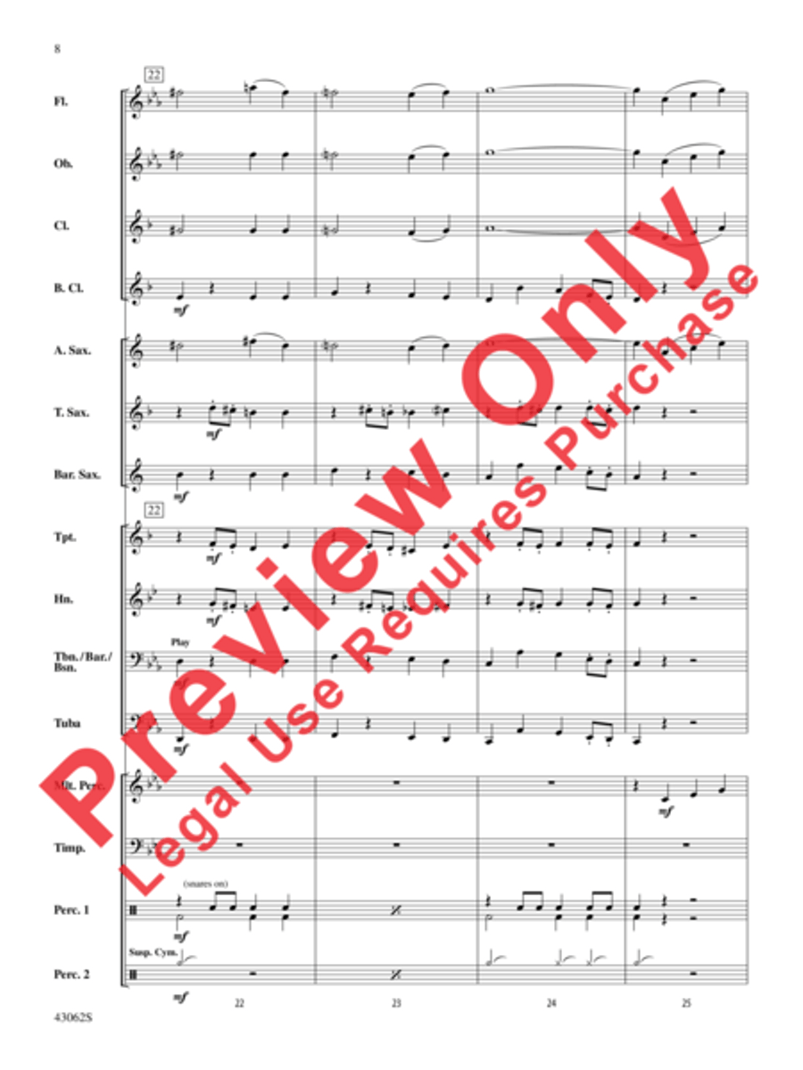 Planet X Concert Band scores gallery preview page 9