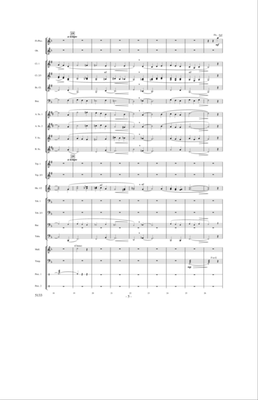 It Came Upon The Midnight Clear Concert Band scores gallery preview page 4