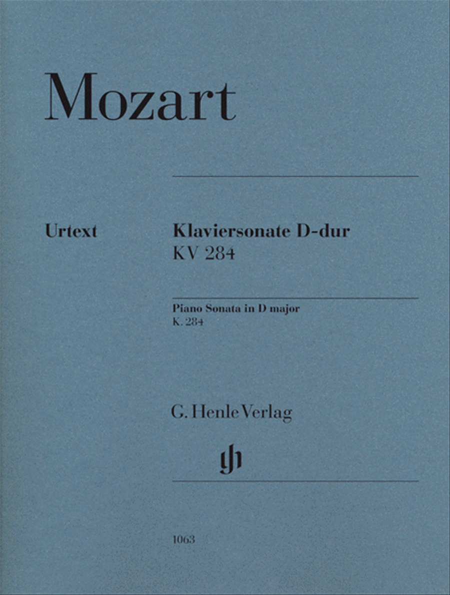 Wolfgang Amadeus Mozart – Piano Sonata in D Major, K. 284 (205b) Piano Solo scores gallery preview page 1