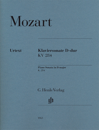 Book cover for Wolfgang Amadeus Mozart – Piano Sonata in D Major, K. 284 (205b)