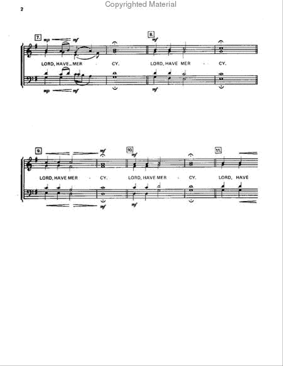 Great Litany 4-Part scores gallery preview page 3