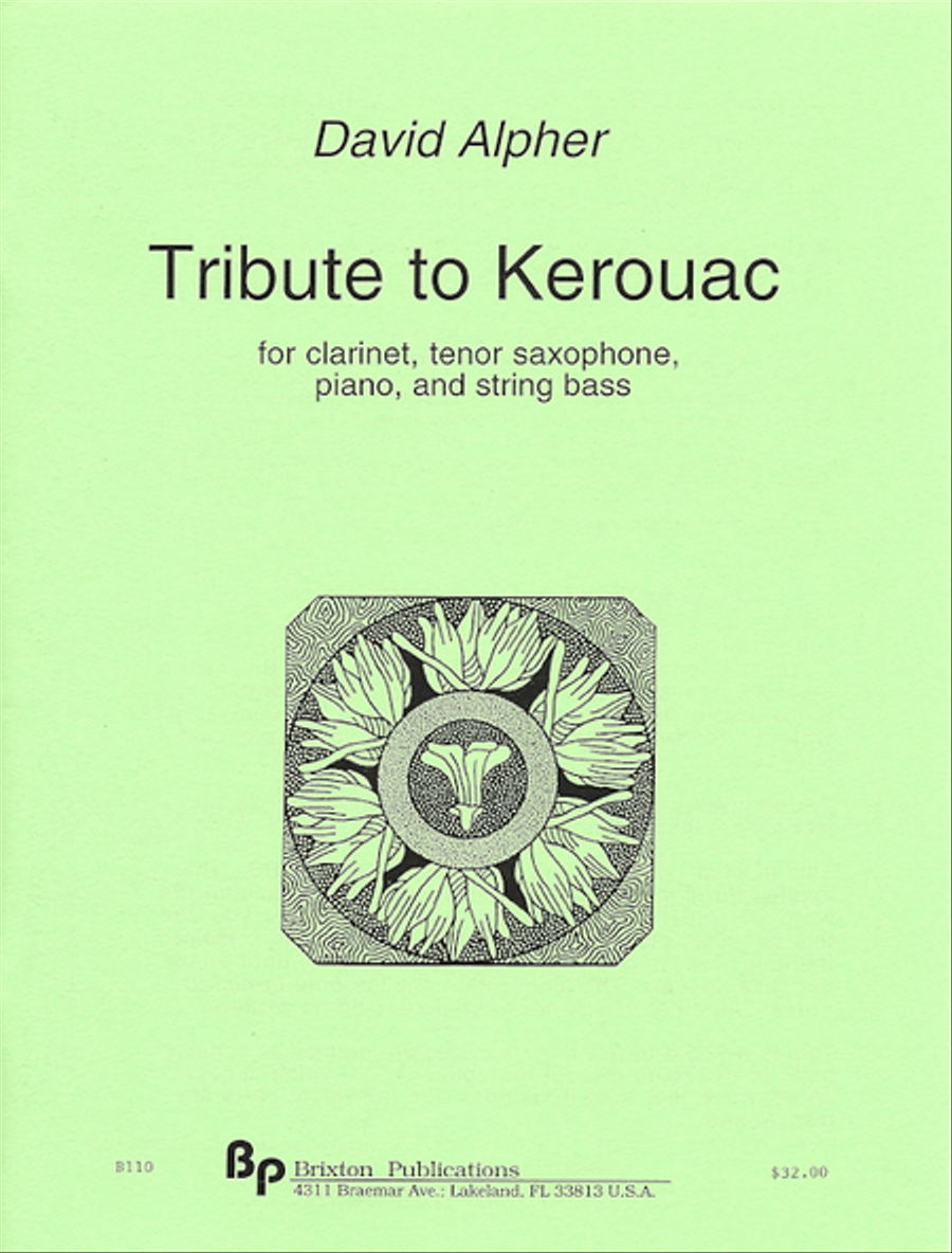 Tribute to Kerouac Tribute to Kerouac Clarinet scores gallery preview page 1