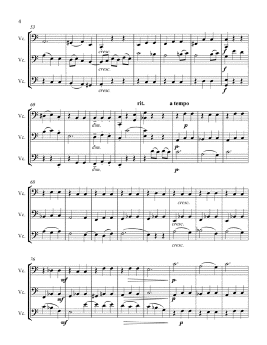 Waltz String Trio scores gallery preview page 4
