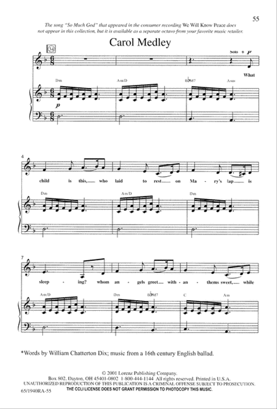 We Will Know Peace 3-Part scores gallery preview page 57