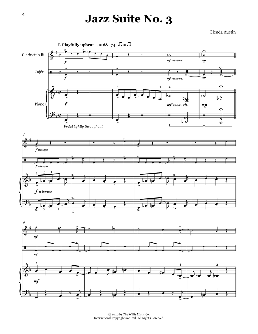 Jazz Suite No. 3 Jazz Suite No. 3 Woodwind Duet scores gallery preview page 1