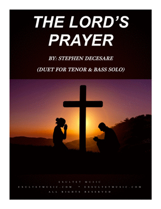 Book cover for The Lord's Prayer (Duet for Tenor and Bass Solo)