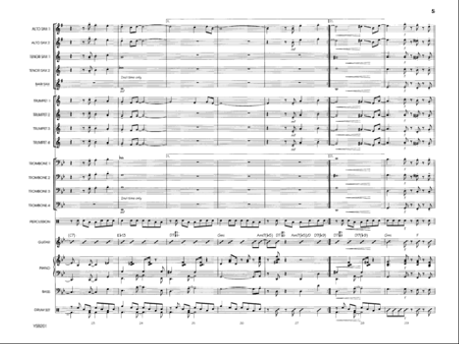 Salsa Nueva Salsa Nueva Jazz Ensemble scores gallery preview page 5