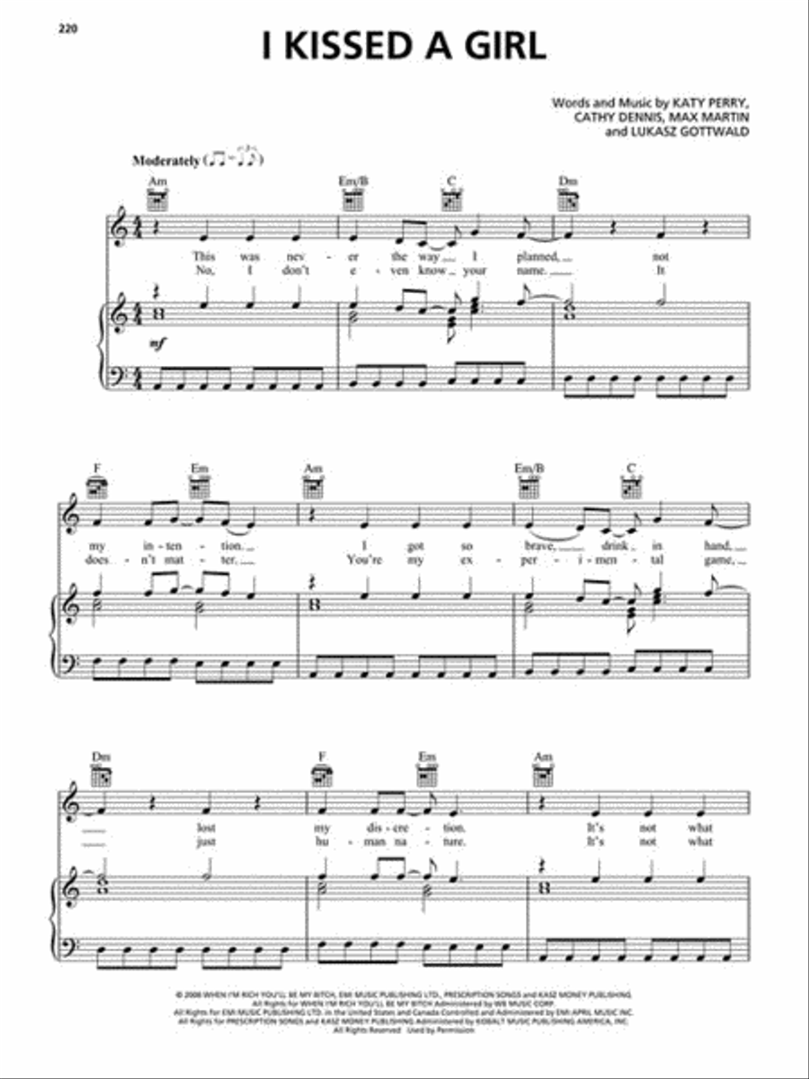 Songs of the 2000s Songs of the 2000s Piano, Vocal, Guitar scores gallery preview page 4