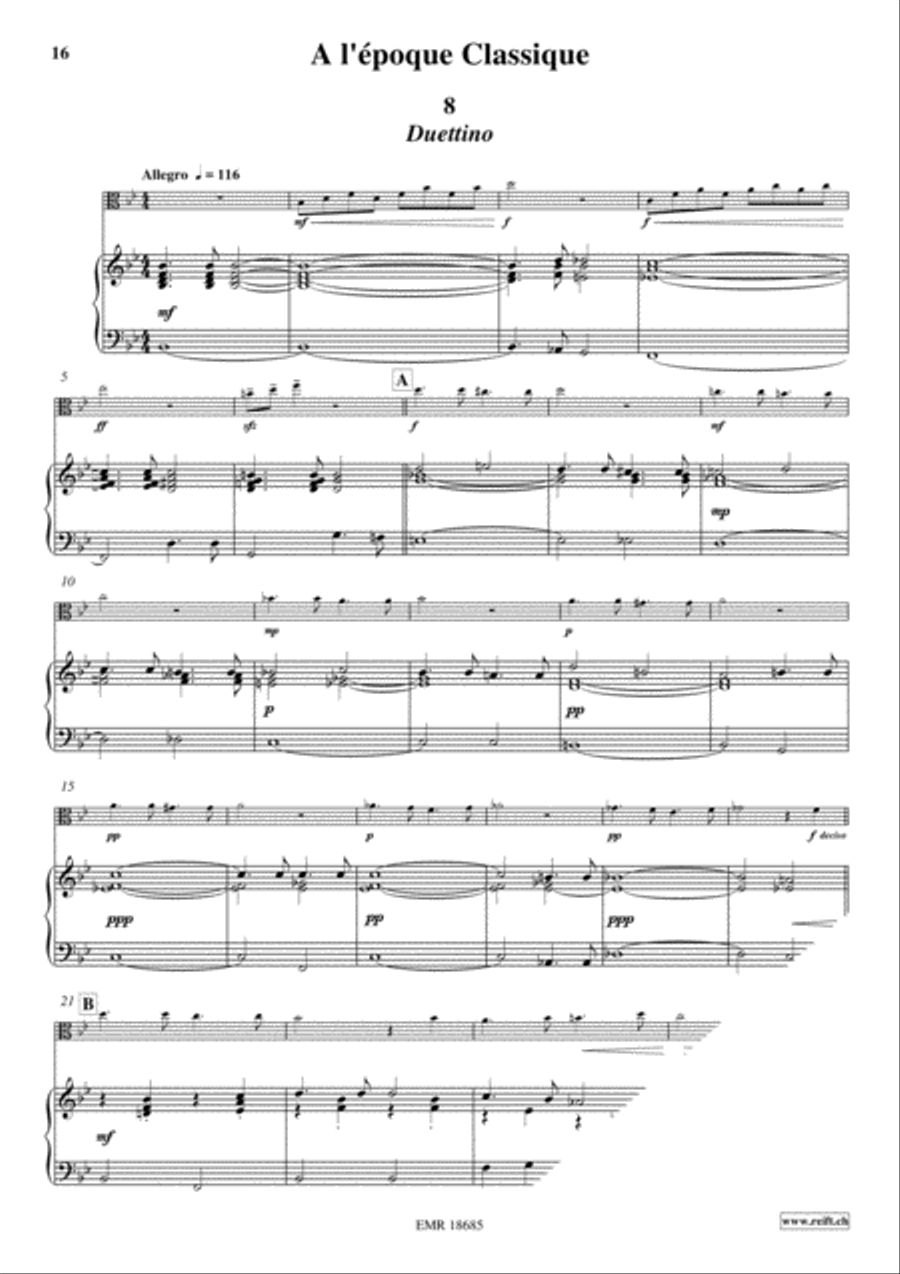 Au Fil Du Temps Viola scores gallery preview page 11