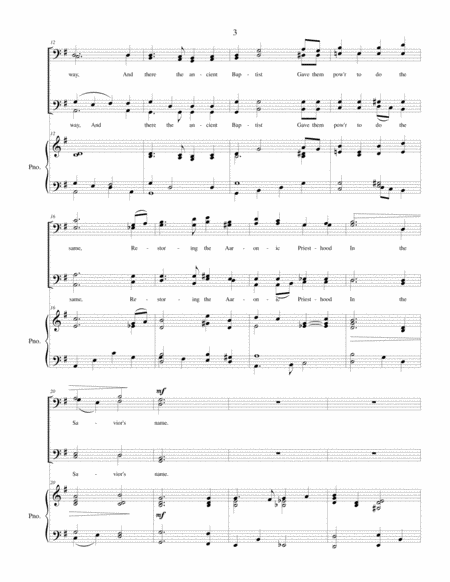 In the Savior's Name - men's choir or men's quartet with piano accompaniment image number null