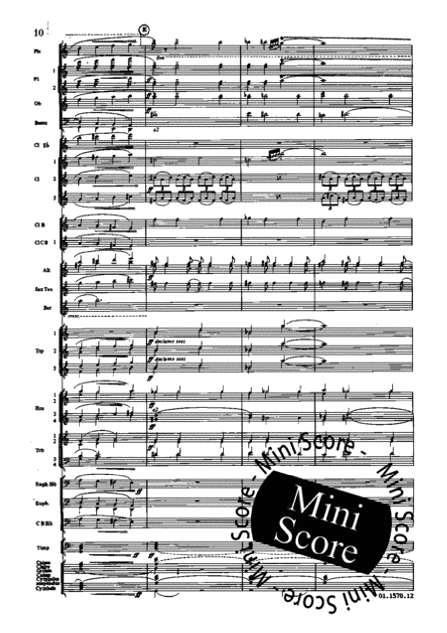 Poeme du Feu Concert Band scores gallery preview page 16