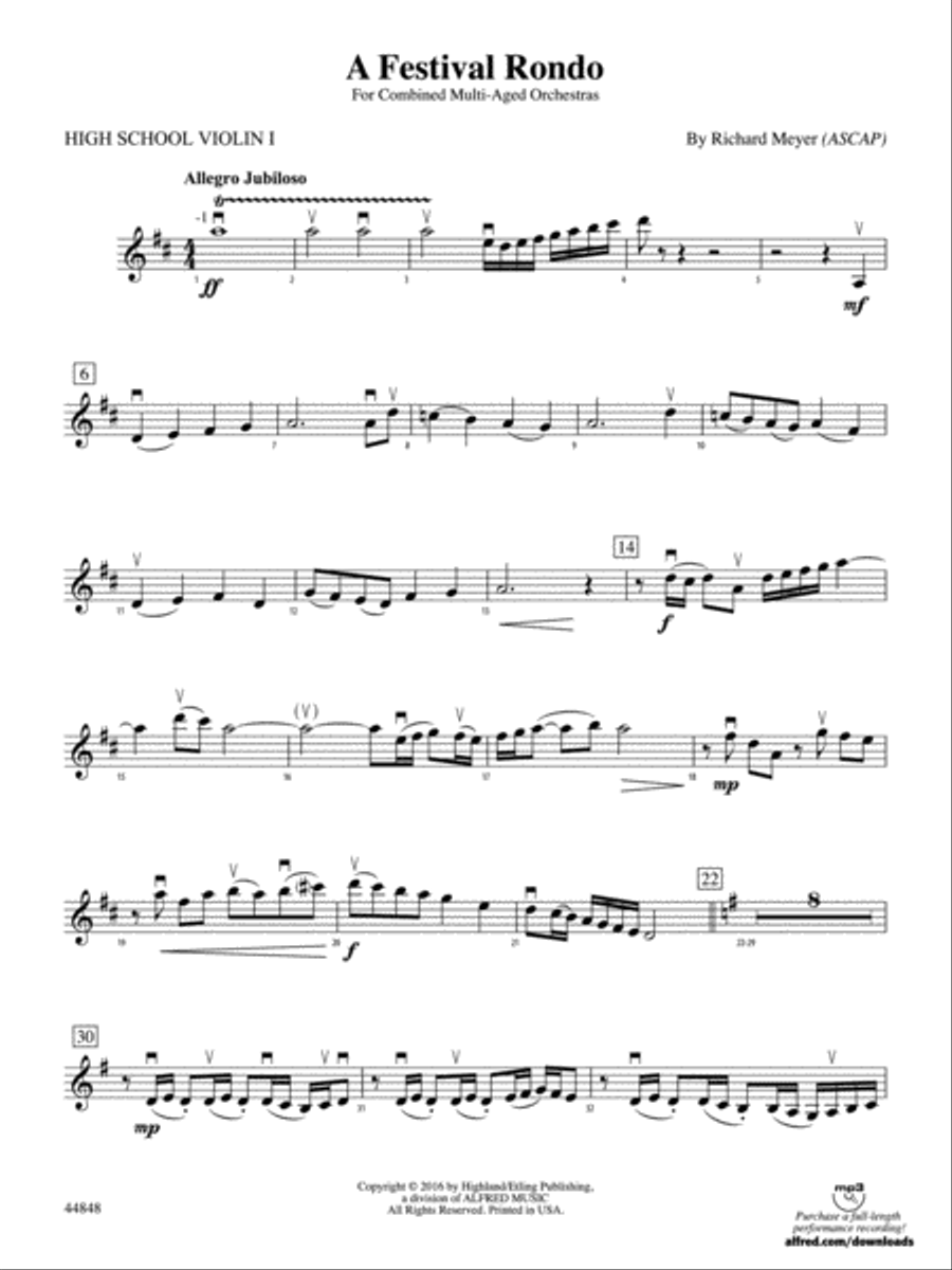 Rondo violin outlet