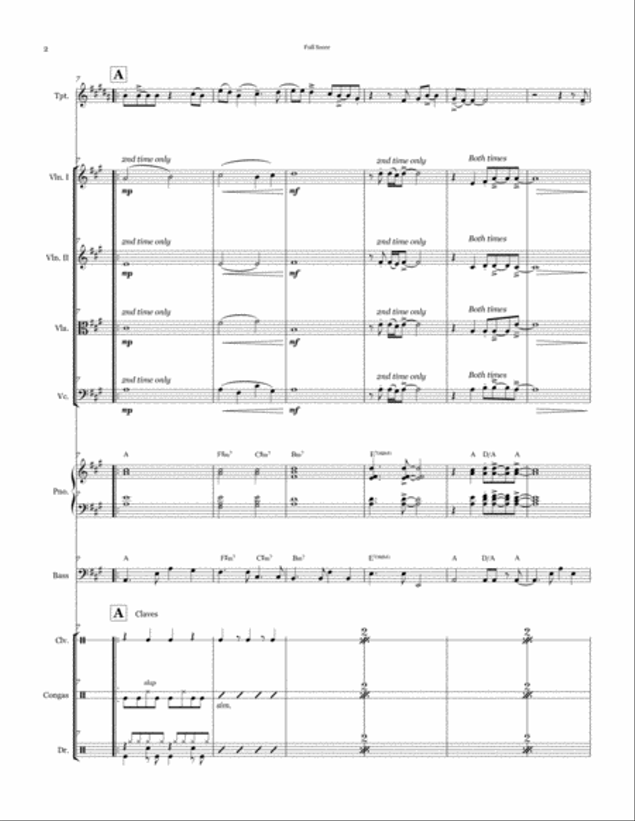 Up On The Roof Small Ensemble scores gallery preview page 2