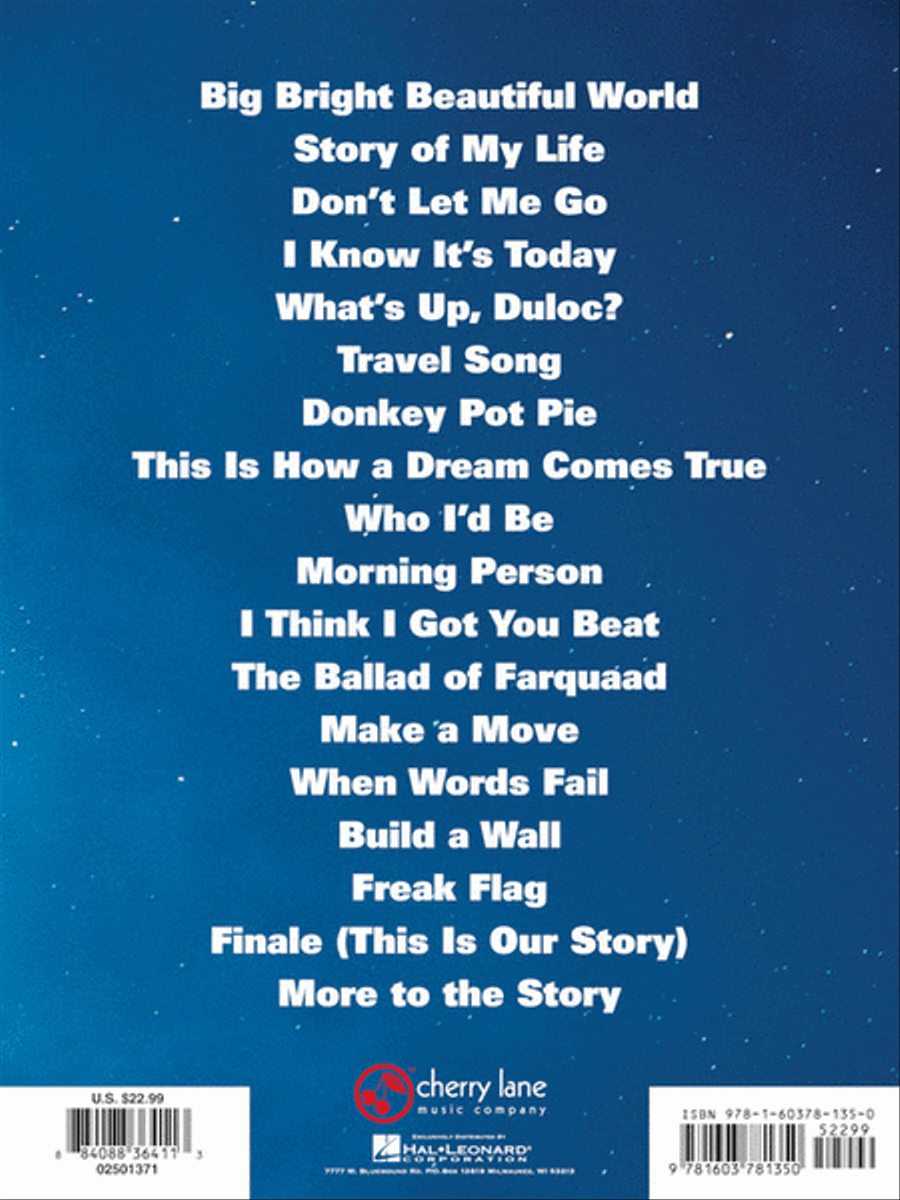 Shrek the Musical Shrek the Musical Piano, Vocal scores gallery preview page 7