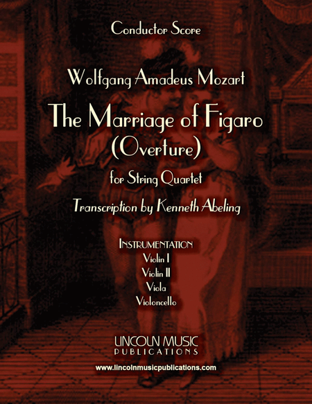 The Marriage of Figaro - Overture (for String Quartet) image number null