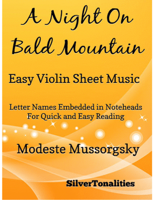 A Night on Bald Mountain Easy Violin Sheet Music